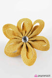 Paparazzi "Kiss Me - Yellow" hair clip Paparazzi Jewelry