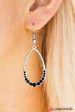 Paparazzi "Kiss The Girl - Black" earring Paparazzi Jewelry