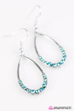 Paparazzi "Kiss The Girl - Blue" earring Paparazzi Jewelry