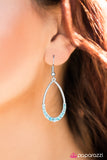 Paparazzi "Kiss The Girl - Blue" earring Paparazzi Jewelry