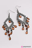 Paparazzi "Kite Runner - Brown" earring Paparazzi Jewelry