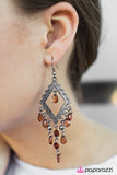 Paparazzi "Kite Runner - Brown" earring Paparazzi Jewelry