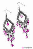 Paparazzi "Kite Runner - Purple" earring Paparazzi Jewelry