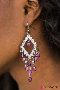 Paparazzi "Kite Runner - Purple" earring Paparazzi Jewelry