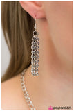 Paparazzi "Knockout" Silver Necklace & Earring Set Paparazzi Jewelry