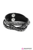 Paparazzi "Knock Yourself Out" Black Wrap Bracelet Paparazzi Jewelry