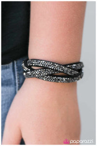 Paparazzi "Knock Yourself Out" Black Wrap Bracelet Paparazzi Jewelry