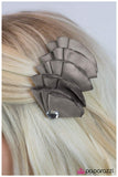 Paparazzi "Know When To Fold Them - Silver" hair clip Paparazzi Jewelry