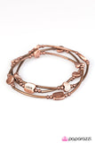 Paparazzi "Labor Of Love" Copper Bracelet Paparazzi Jewelry