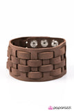 Paparazzi "Laces and Leather" bracelet Paparazzi Jewelry