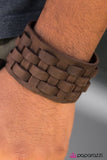 Paparazzi "Laces and Leather" bracelet Paparazzi Jewelry