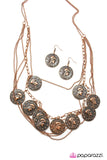 Paparazzi "Lady Liberty" Copper Necklace & Earring Set Paparazzi Jewelry