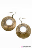 Paparazzi "Lady Lioness" Brass Earrings Paparazzi Jewelry