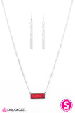 Paparazzi "Land Ahoy! - Red" necklace Paparazzi Jewelry