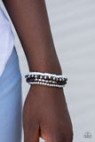 Paparazzi "Land Cruiser - White" bracelet Paparazzi Jewelry
