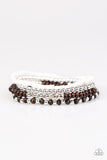 Paparazzi "Land Cruiser - White" bracelet Paparazzi Jewelry