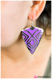 Paparazzi "Land Of the Lost" Purple Earrings Paparazzi Jewelry