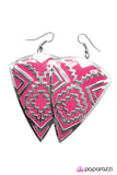 Paparazzi "Land Of the Lost" Pink Earrings Paparazzi Jewelry