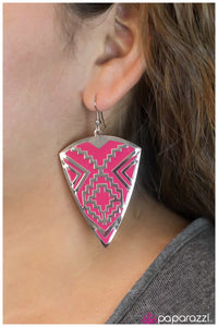 Paparazzi "Land Of the Lost" Pink Earrings Paparazzi Jewelry