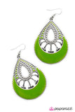 Paparazzi "Last Call" Green Earrings Paparazzi Jewelry