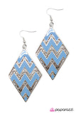 Paparazzi "Last Friday Night" Blue Earrings Paparazzi Jewelry