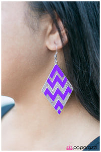 Paparazzi "Last Friday Night" Purple Earrings Paparazzi Jewelry