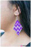 Paparazzi "Last Friday Night" Purple Earrings Paparazzi Jewelry