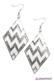 Paparazzi "Last Friday Night" White Earrings Paparazzi Jewelry