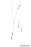 Paparazzi "Last Of The Mohicans - Blue" necklace Paparazzi Jewelry