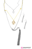 Paparazzi "Late Autumn - Silver" necklace Paparazzi Jewelry