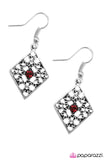 Paparazzi "Late Night Rendezvous" Red Earrings Paparazzi Jewelry