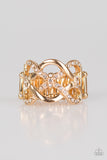 Paparazzi "Lay On The Shimmer - Gold" ring Paparazzi Jewelry