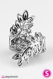 Paparazzi "LEAF Is Good - White" ring Paparazzi Jewelry