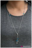 Paparazzi "LEAF It Be! - Blue" necklace Paparazzi Jewelry