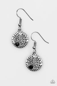 Paparazzi "LEAF It To Chance" Black Earrings Paparazzi Jewelry