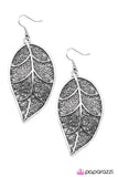 Paparazzi "LEAF It To Me - Silver" earring Paparazzi Jewelry