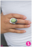 Paparazzi "LEAF No Stone Unturned - Green" ring Paparazzi Jewelry