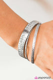 Paparazzi "LEAF No Trace - Silver" bracelet Paparazzi Jewelry