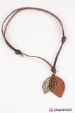 Paparazzi "LEAF-Time Legend" Brown Necklace Unisex Paparazzi Jewelry