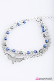 Paparazzi "Learning to Fly - Blue" bracelet Paparazzi Jewelry