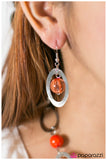 Paparazzi "Leisurely Luminous - Orange" necklace Paparazzi Jewelry