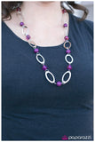 Paparazzi "Leisurely Luminous - Purple" necklace Paparazzi Jewelry