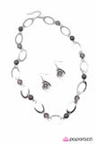 Paparazzi "Leisurely Luminous - Silver" necklace Paparazzi Jewelry
