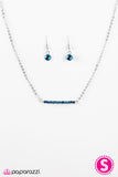 Paparazzi "Less Talk, More Sparkle" Necklace & Earring Set Paparazzi Jewelry