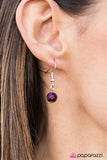 Paparazzi "Less Talk, More Sparkle - Purple" Necklace & Earring Set Paparazzi Jewelry