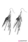 Paparazzi "Lethal Lover" Black Earrings Paparazzi Jewelry
