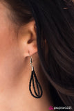 Paparazzi "Let it BEAD" Black 067XX Necklace & Earring Set Paparazzi Jewelry