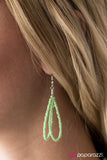 Paparazzi "Let It BEAD" Green 103XX Necklace & Earring Set Paparazzi Jewelry