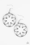 Paparazzi "Let It BEAM"-Silver Earrings Paparazzi Jewelry