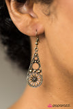 Paparazzi "Let It Bloom - Brass" earring Paparazzi Jewelry